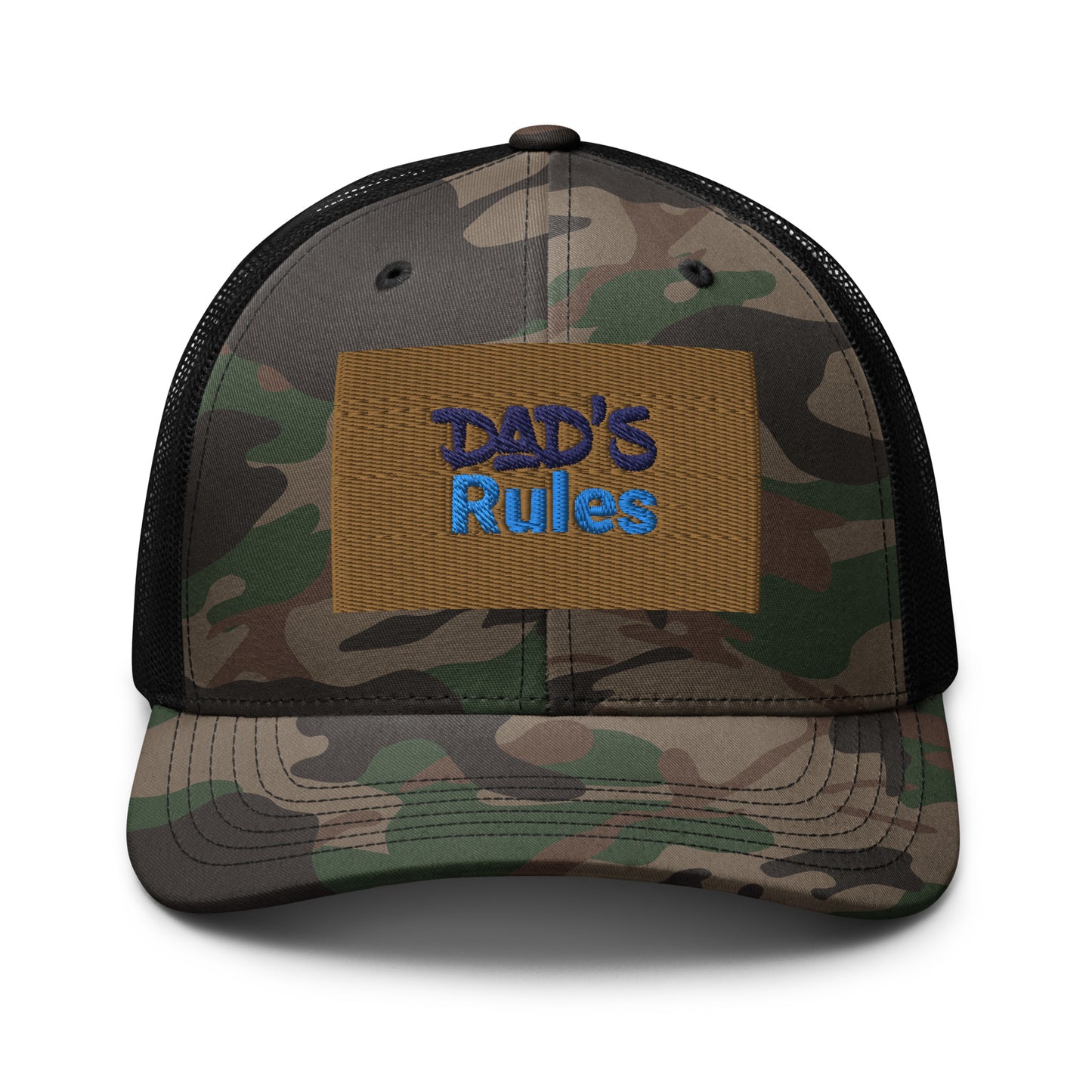 Camouflage trucker hat - Dad's Rules