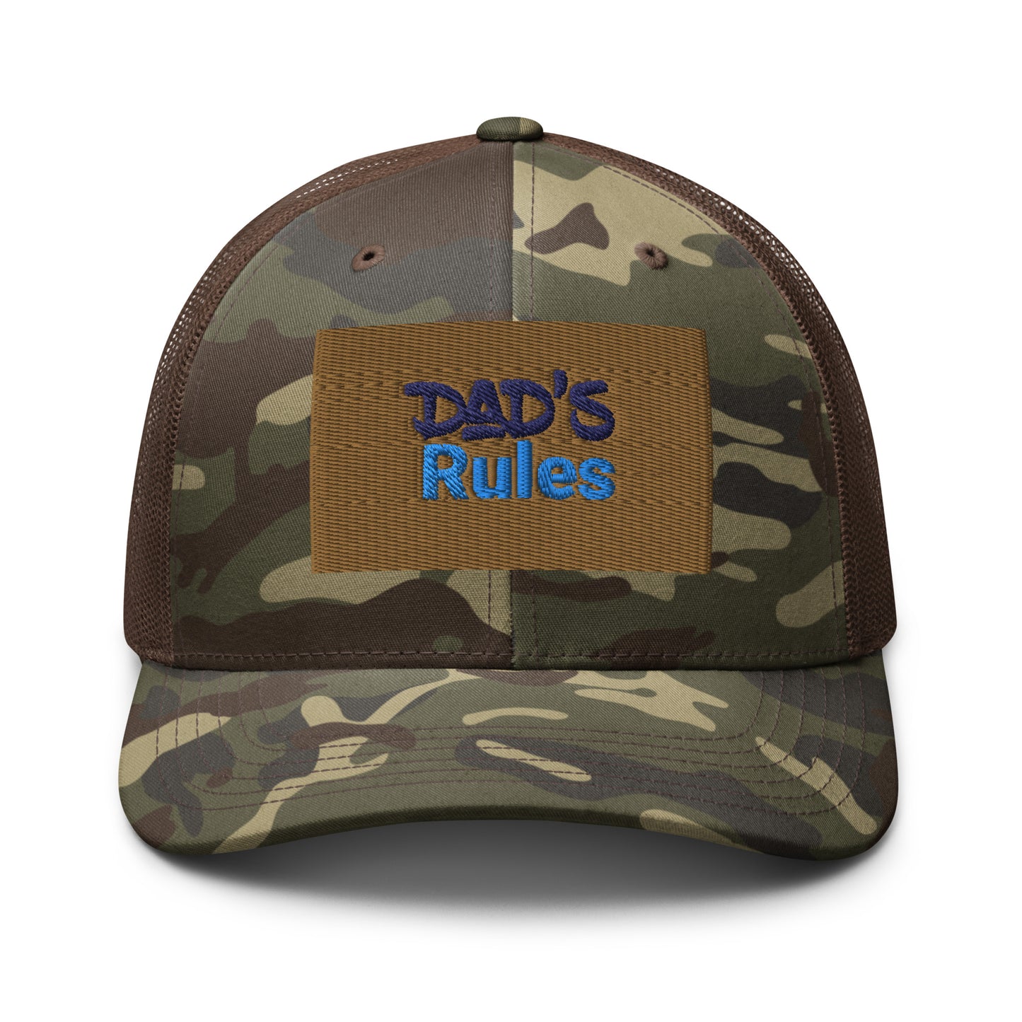 Camouflage trucker hat - Dad's Rules