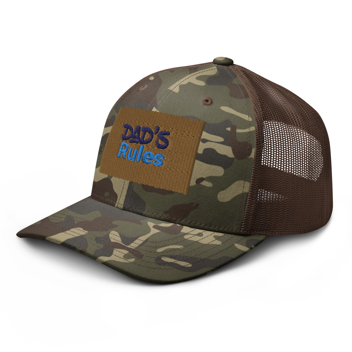 Camouflage trucker hat - Dad's Rules