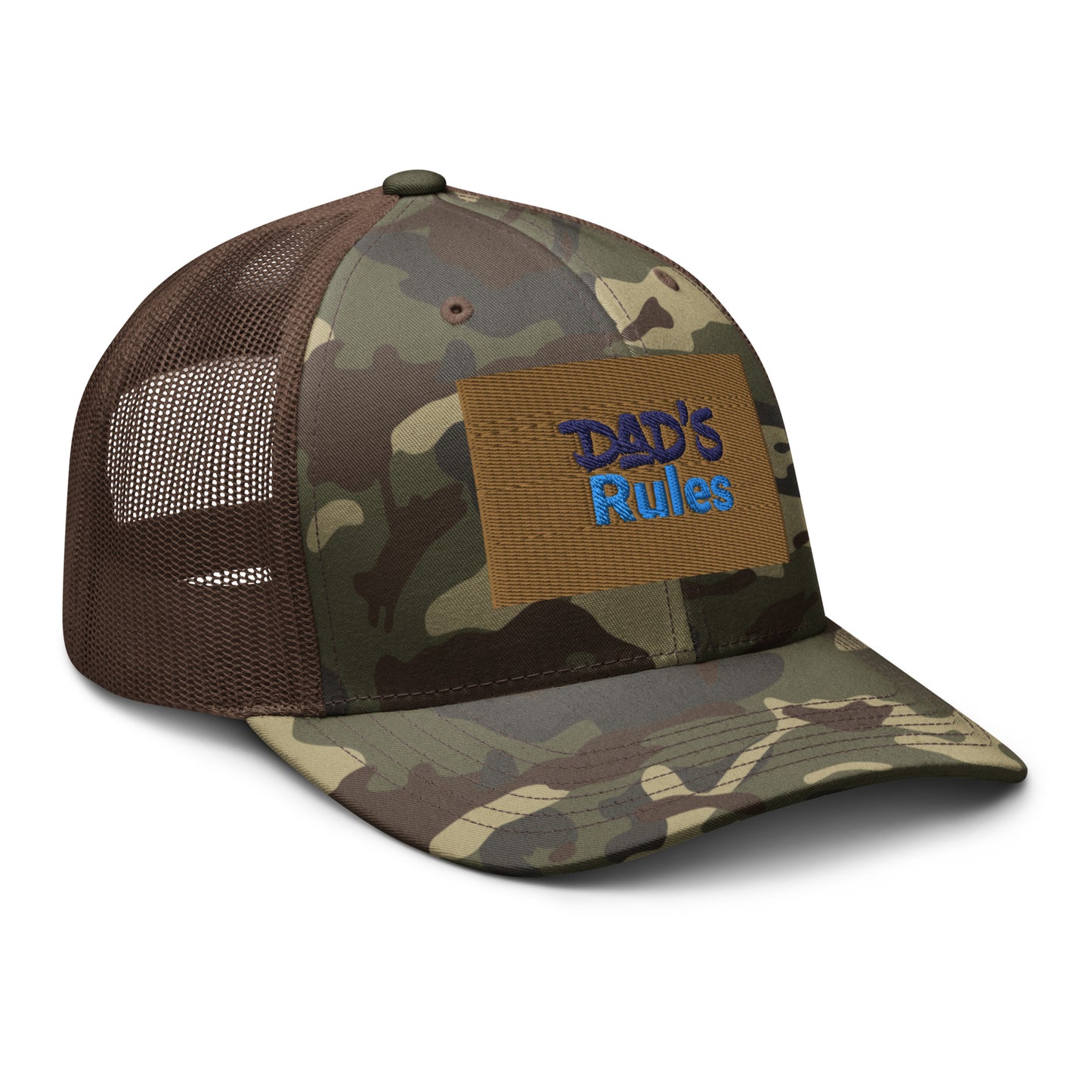 Camouflage trucker hat - Dad's Rules