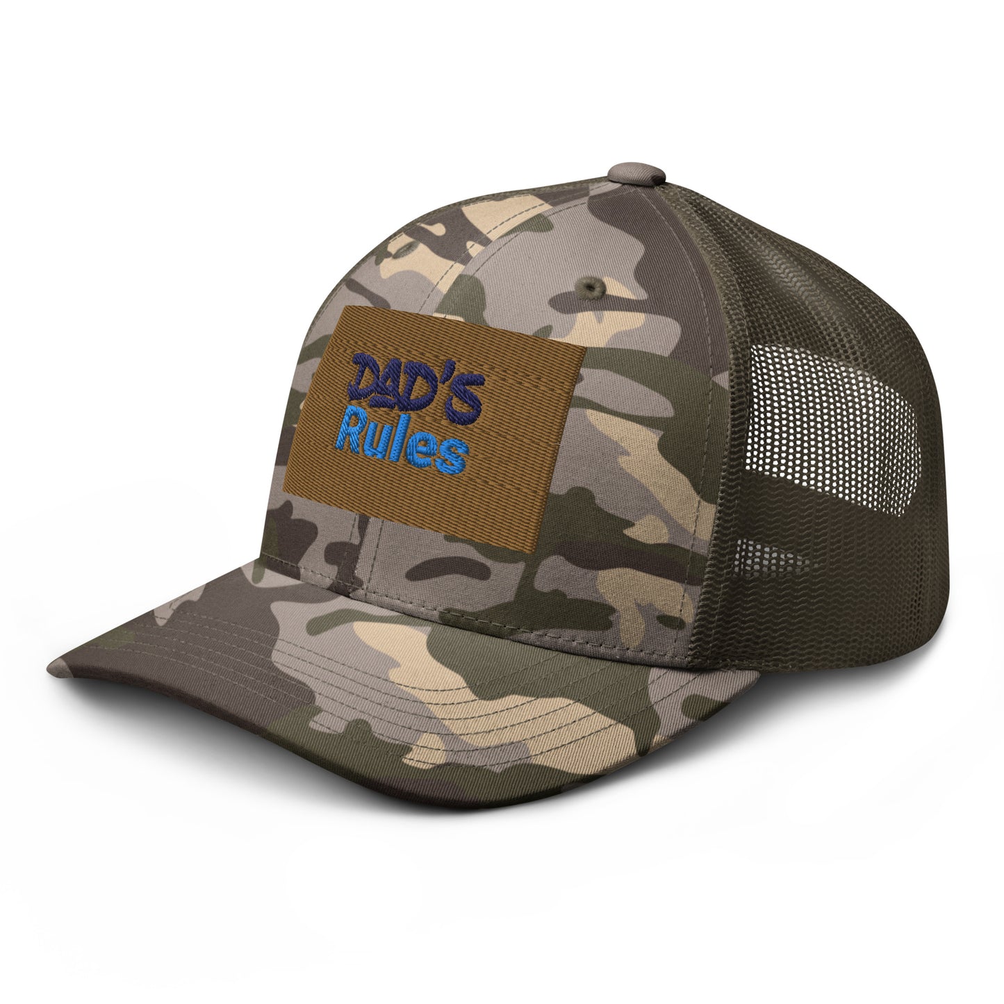 Camouflage trucker hat - Dad's Rules