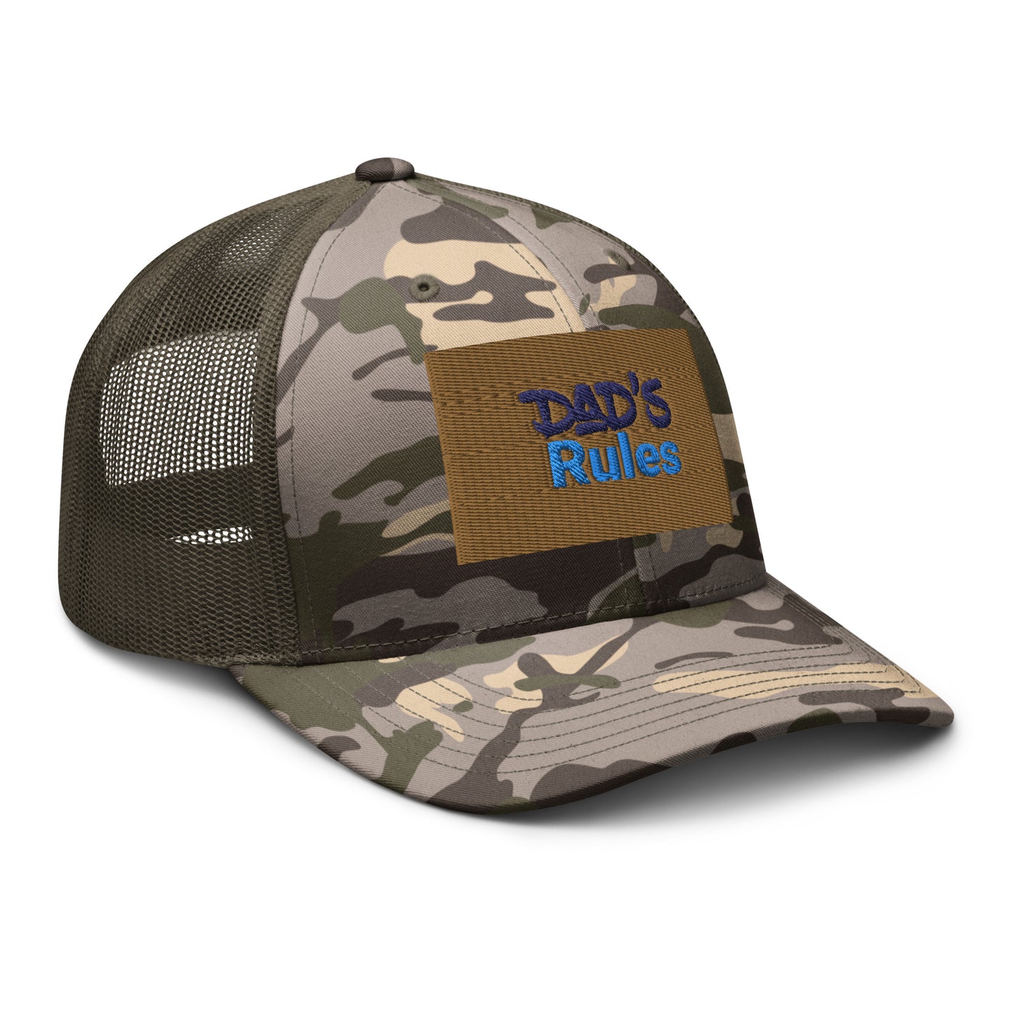 Camouflage trucker hat - Dad's Rules