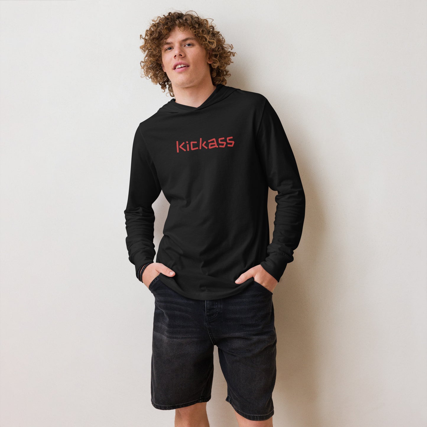 Kickass - Hooded long-sleeve tee