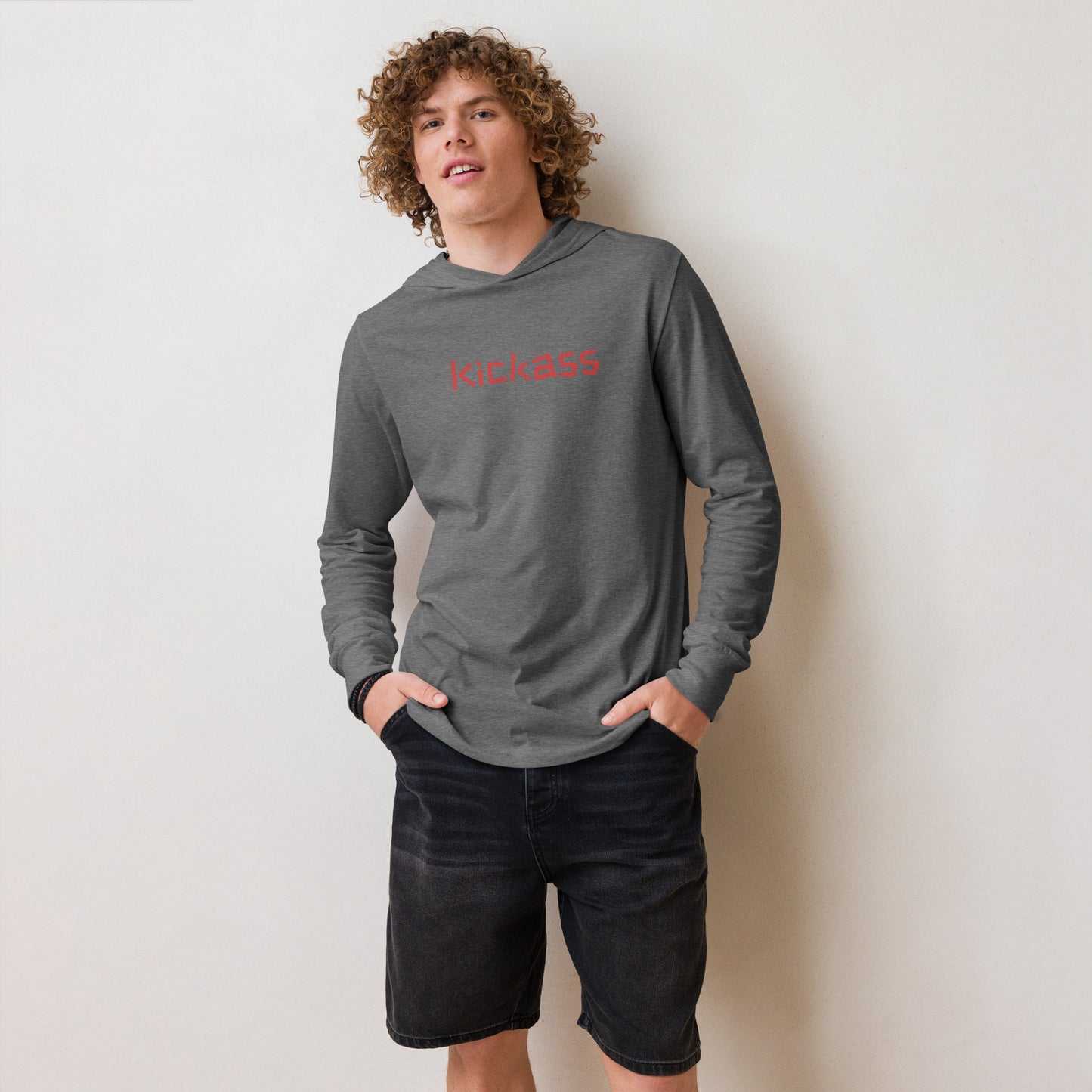 Kickass - Hooded long-sleeve tee