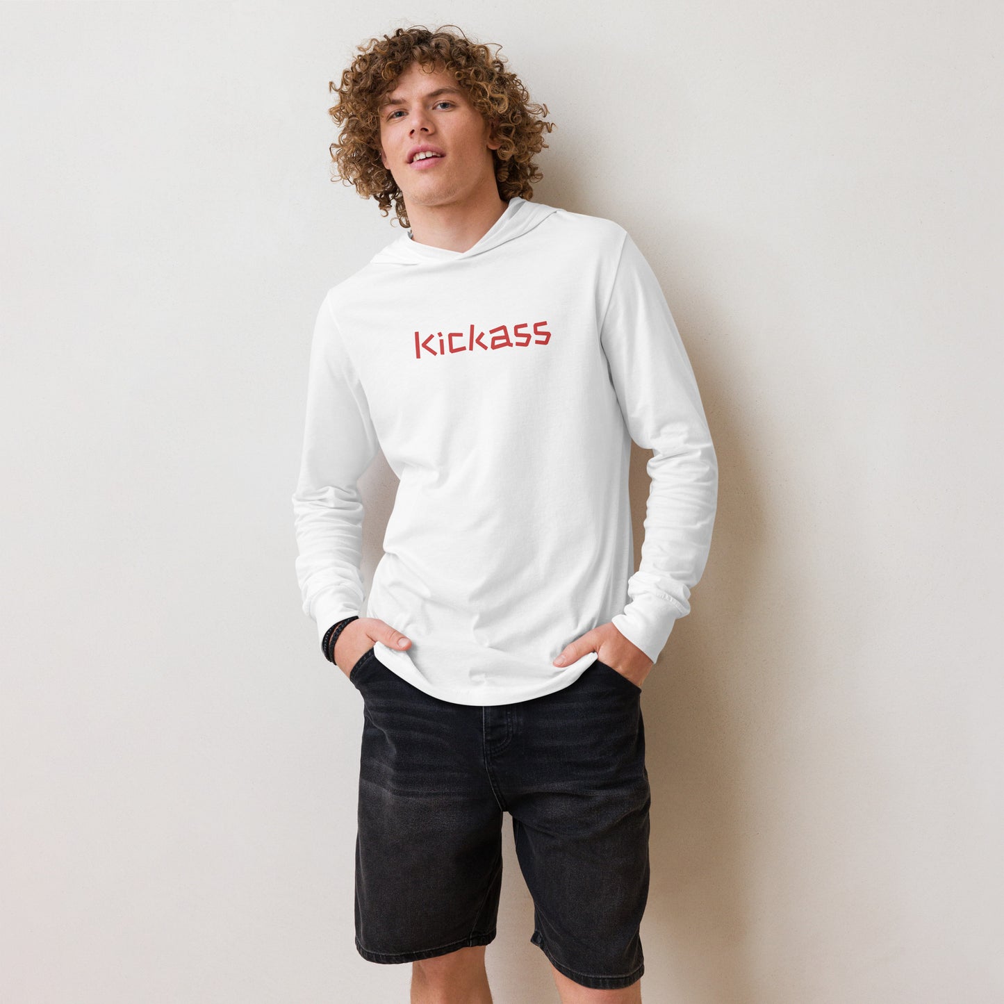 Kickass - Hooded long-sleeve tee