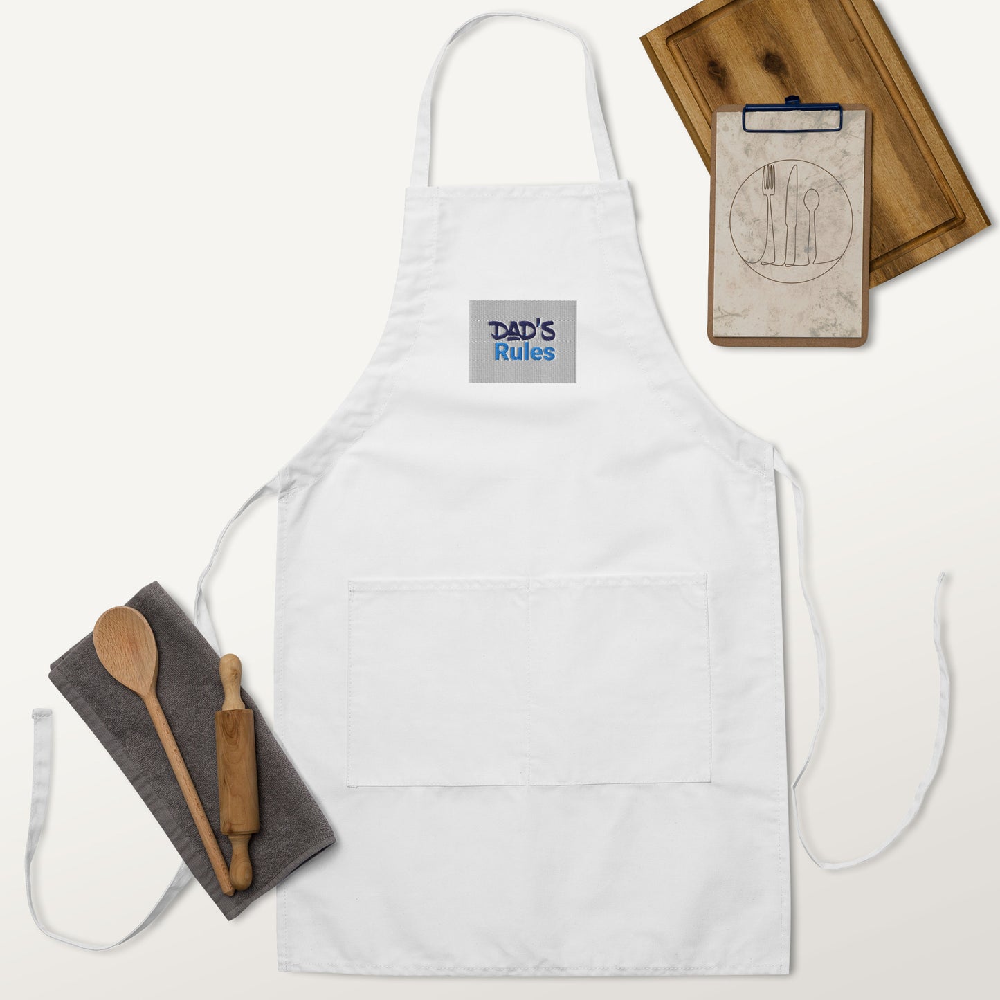 Embroidered Apron